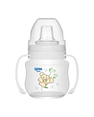 WEE BABY Pahar care nu curge cu maner 125ml -753