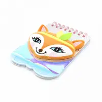 Carnețel, 3D, Vulpiță multicolor, 80 pagini