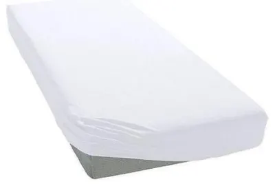 Cearșaf de pat pentru bebeluși cu elastic Rainy - Tricotat, 60 x 120 cm, alb