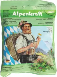 Bomboane din plante Alpenkraft, 75 g, Salus