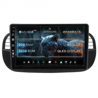 Navigatie Fiat 500 (2007-2014), Android, E-Octacore 2GB RAM + 32GB ROM, 9 Inch - AD-BGE9002+AD-BGRKIT362V3