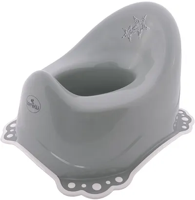 Oliță anatomică pentru copii Lorelli - Little Stars, Grey