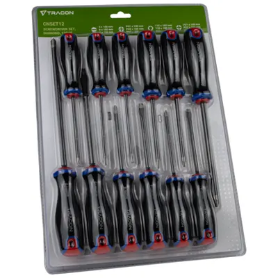 Set de surubelnite Diamond, 12pcs