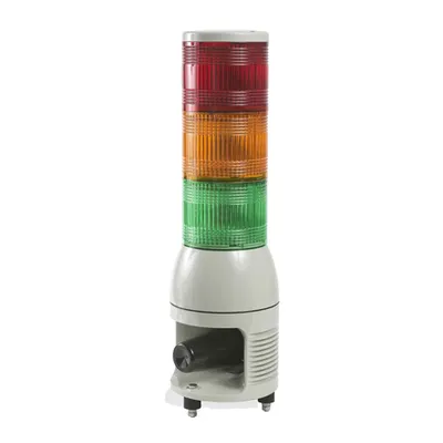 Lampa Turn 100 Mm 100 - 240 V Sirena - Led Stabil/Intermitent - Verde/Portocaliu