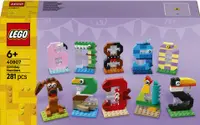 Constructor LEGO Iconic - Cifre pentru ziua de naștere (40807)