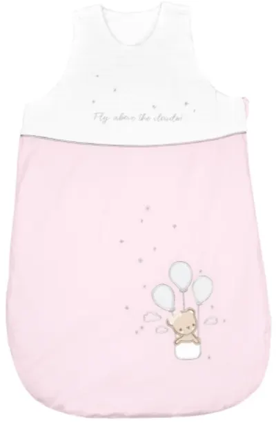 Sac de dormit de iarnă cu broderie KikkaBoo - Dream Big, 3,3 tog, 0-6 luni, roz