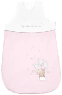 Sac de dormit de iarnă cu broderie KikkaBoo - Dream Big, 3,3 tog, 0-6 luni, roz