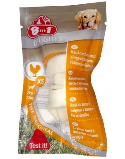 8IN1 Delights Gustare Os pentru caini XS 1 buc.