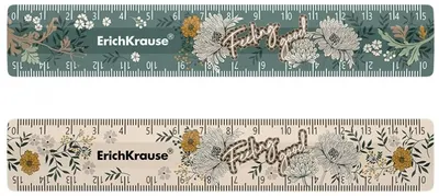 Rigla Erich Krause Natural Life - 15 cm, asortiment