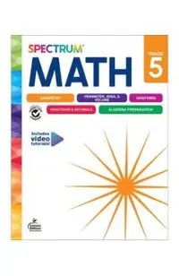 Spectrum Math Workbook, Grade 5