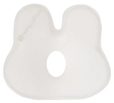KikkaBoo - Iepuraș Airknit Baby Memory Ergonomic Pillow, alb