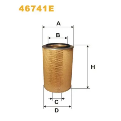 Filtru aer WIX FILTERS 46741E