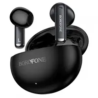 Handsfree Bluetooth Borofone FQ12 Nice, TWS, Negru