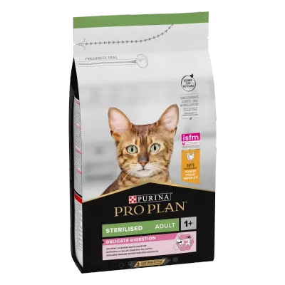 ​PURINA PRO PLAN STERILISED Sensitive Digestion, Pui, 1.5 kg