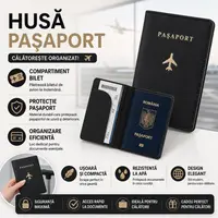 Husa pentru pasaport, Negru