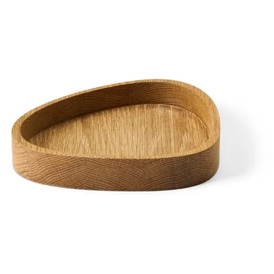 Cutie de depozitare în culoare naturală din lemn, decorativă 18x16x3 cm Curve M – LIND DNA