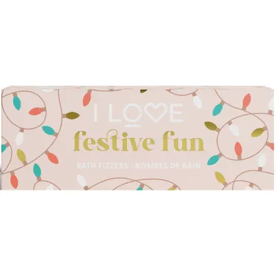 I Love Special Moments Festive Fun bombă de baie parfum Cinnamon, Pumpkin Spice, Gingerbread 3x150 g