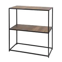 Mobilier multifuncțional, 2 niveluri, structură metalică + MDF, 70x31x85 cm