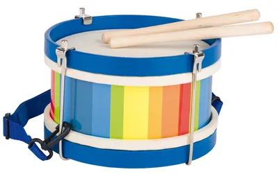 Instrument muzical pentru copii Goki - Tobă, curcubeu