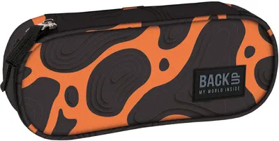 Penar oval școlar BackUp A - Magma, 1 fermoar