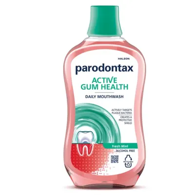 Apa de gura Parodontax Active Gum Helth Fresh Mint, Glaxo | 500 ml