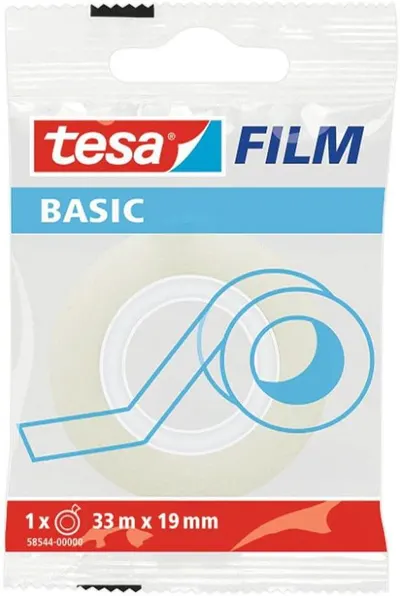 Bandă adezivă Tesa Basic - 19 mm х 33 m