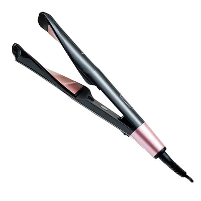 Placă de păr Remington - S6606, Curl & Confidence, 230ºC, neagră