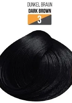 Vopsea Profesionala Fara Amoniac EVOQUE USA, Nuanta 3 Dark Brown, 100 ml - Acoperire Totala Fire Albe, Cu Argan si Aminoacizi