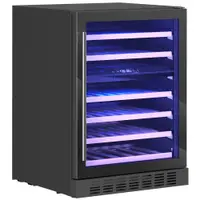 HOMCOM frigider compact adâncime mică 40 vitrină | Aosom Romania