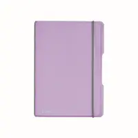 Caiet My.Book Flex A5, 40file, Herlitz mov transparent, matematica