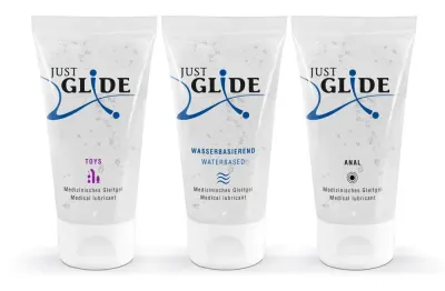 Lubrifiant pe bază de apă, Orion, Just Glide, set 3x50 ml