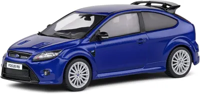 Model de colecționar SOLIDO Modern: Mașini - Ford Focus Mk II RS, Blue, 2010
