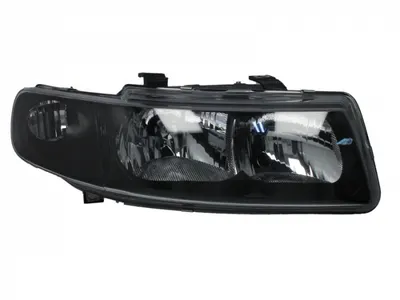 Far dreapta (H1 H7, reglaj electric, fundal negru) SEAT LEON, TOLEDO 1998-2006
