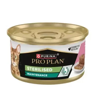 PURINA PRO PLAN Cat Wet Can, Sterilised Maintenance, 85 g