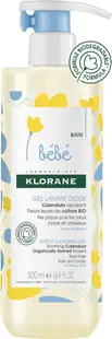 Gel spumant pentru par si corp, 500 ml, Klorane Bebe