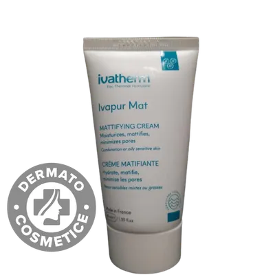 Crema matifianta pentru piele grasa si mixta Ivapur Mat, 40ml, Ivatherm