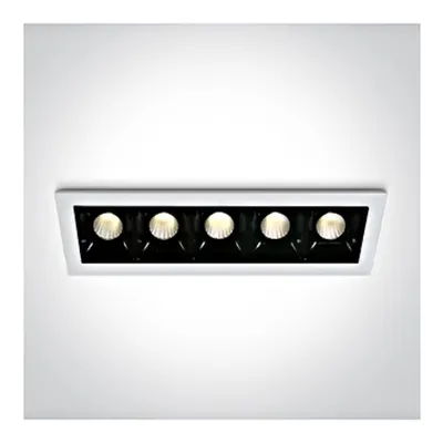 Nate LED 5x160lm 3000K 30° 700mA Dim IP20 alb