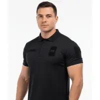 Tricou polo Elite Tactical Coolmax® M-TAC Negru - S