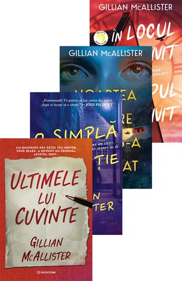 Pachet Gillian McAllister - 4 cărți