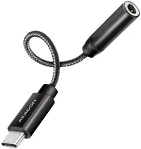 Adaptor audio AXAGON - ADA-HC, USB-C/3.5 mm - Hi-Res DAC, negru