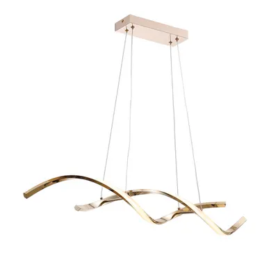 Tina Led Pendant 28w 3000k, French Gold