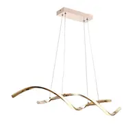 Tina Led Pendant 28w 3000k, French Gold