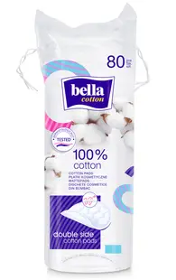 Bella Discuri cosmetice rotunde, 80 buc