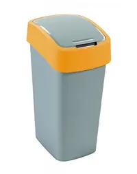 CURVER Coș de gunoi FLIP BIN 45 L argintiu/portocaliu