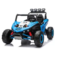 UTV electric pentru copii, Kinderauto Arrow Dune-Buggy, 220W, 12V, roti EVA, 2 locuri, premium, albastru