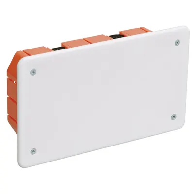 Pull box pentru hollow walls (in set with self-drilling screws, metal claws si a cover) KM41026 172x96x45mm