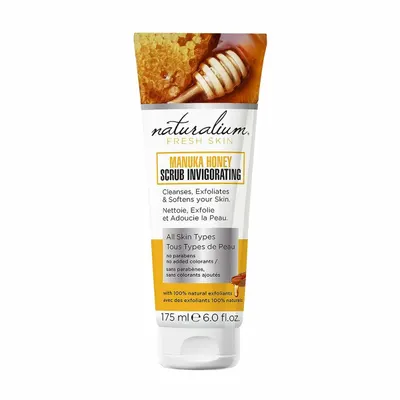 Cremă exfoliantă, Naturalium, miere Manuka, 175 ml