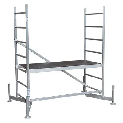 Schela din aluminiu Krause Climtec 0,6 x 1.5m, aluminiu, inaltime lucru 3m, modul 0 (baza)