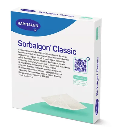 Comprese Alginat Ca 5x5cm Sorbalgon 9995985