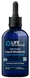 Melatonină lichidă cu acțiune rapidă, 59 ml, Life Extension